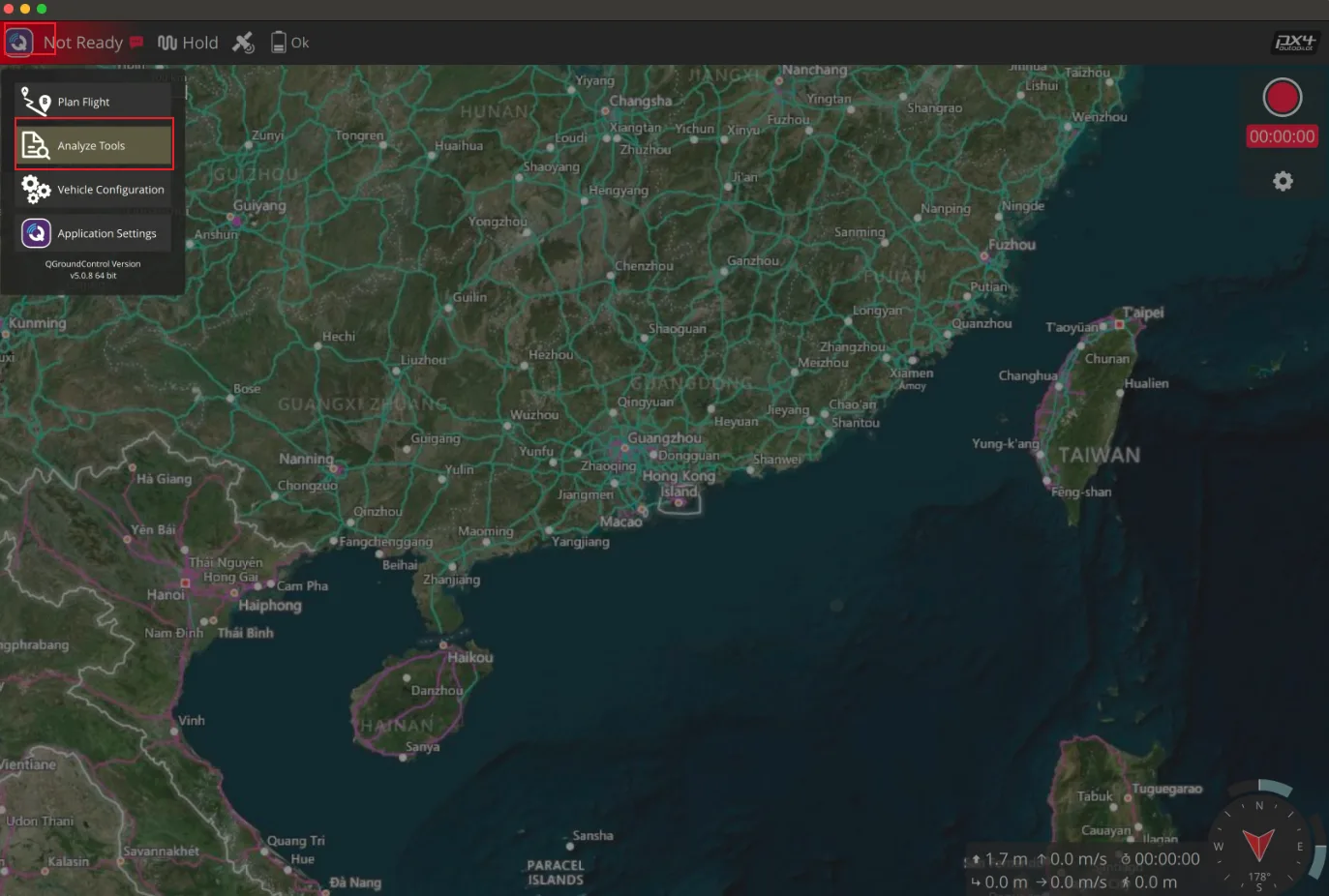 Open MAVLink Inspector in QGroundControl